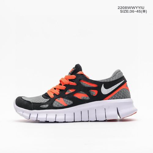 Cheap Nike Free Run 2 Running Shoes Men Women Black Grey Orange-04 Cheap Nike Free Run 2 Running Shoes Men Women Black Grey Orange-04